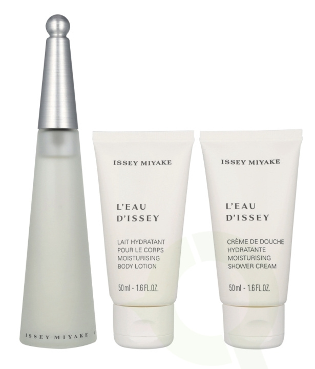 Issey Miyake L\'Eau D\'Issey Giftset 150 ml Edt Spray 50ml/Body Lotion 50ml/Shower Cream in the group BEAUTY & HEALTH / Gift sets / Gift sets for her at TP E-commerce Nordic AB (D21730)