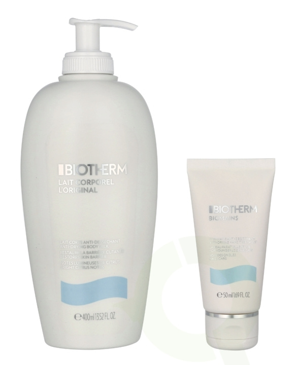 Biotherm Lait Corporel Duo Set 450 ml Body Lotion 400ml/Shower Gel 50ml in the group BEAUTY & HEALTH / Skin care / Face / Day cream at TP E-commerce Nordic AB (D21742)