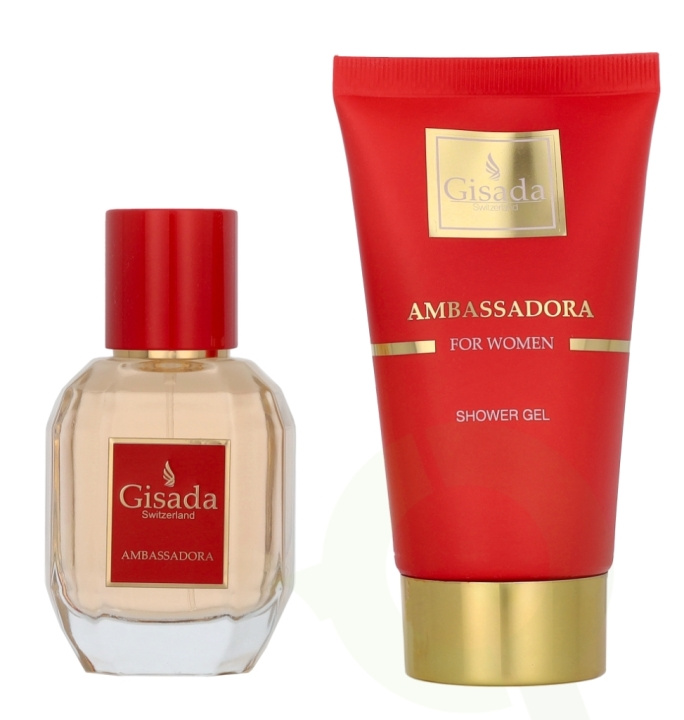 Gisada Ambassadora For Woman Giftset 150 ml Edp Spray 50ml/Shower Gel 100ml in the group BEAUTY & HEALTH / Gift sets / Gift sets for her at TP E-commerce Nordic AB (D21780)