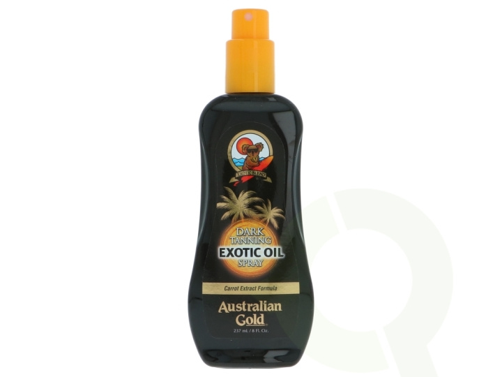Australian Gold Exotic Oil Spray 237 ml Dark Tannin + Carrot Extract Formula in the group BEAUTY & HEALTH / Skin care / Tanning / Sunscreen at TP E-commerce Nordic AB (D21826)