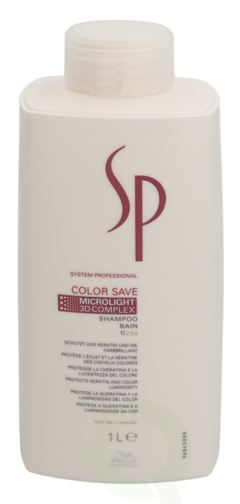 Wella SP - Color Save Shampoo 1000 ml Microlight 3D Complex in the group BEAUTY & HEALTH / Hair & Styling / Hair care / Schampoo at TP E-commerce Nordic AB (D21846)