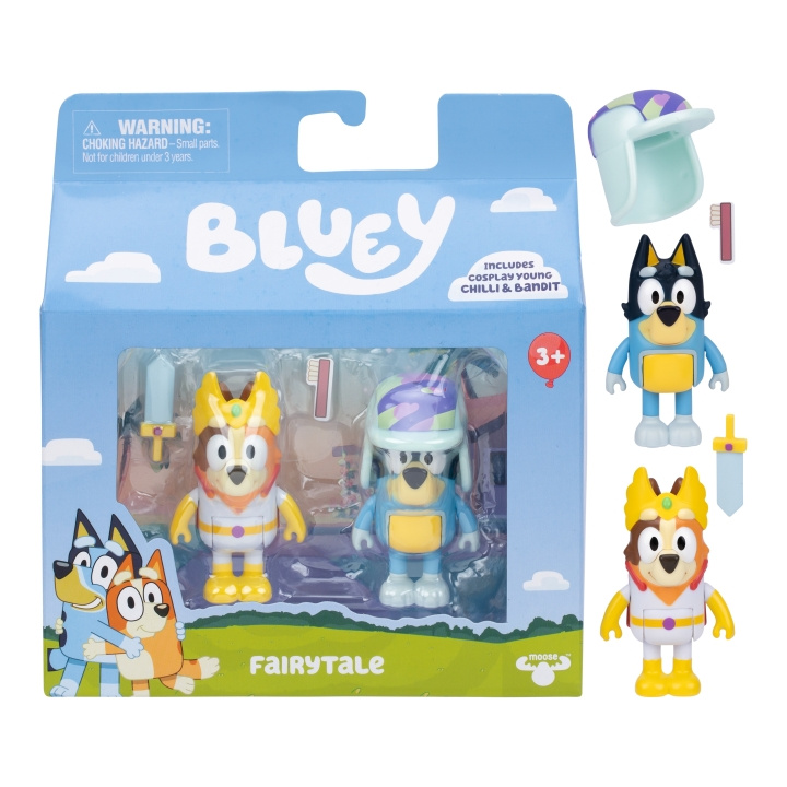Bluey Bluey Figure 2PK - (90322) in the group TOYS, KIDS & BABY PRODUCTS / Toys / Figures, Miniatures & accessories at TP E-commerce Nordic AB (D21856)