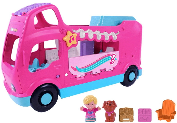 Barbie Little Dreamcamper by Little People (HYR85) in the group TOYS, KIDS & BABY PRODUCTS / Toys / Play set at TP E-commerce Nordic AB (D21913)