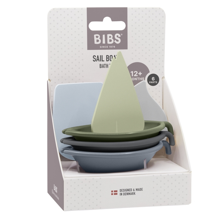 BIBS Sail Boats Blue Mix - (4100201) in the group TOYS, KIDS & BABY PRODUCTS / Outdoor toys / Bath toys at TP E-commerce Nordic AB (D21944)