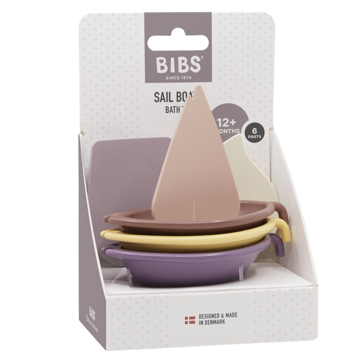 BIBS Sail Boats Pink Mix - (4100200) in the group TOYS, KIDS & BABY PRODUCTS / Outdoor toys / Bath toys at TP E-commerce Nordic AB (D21945)