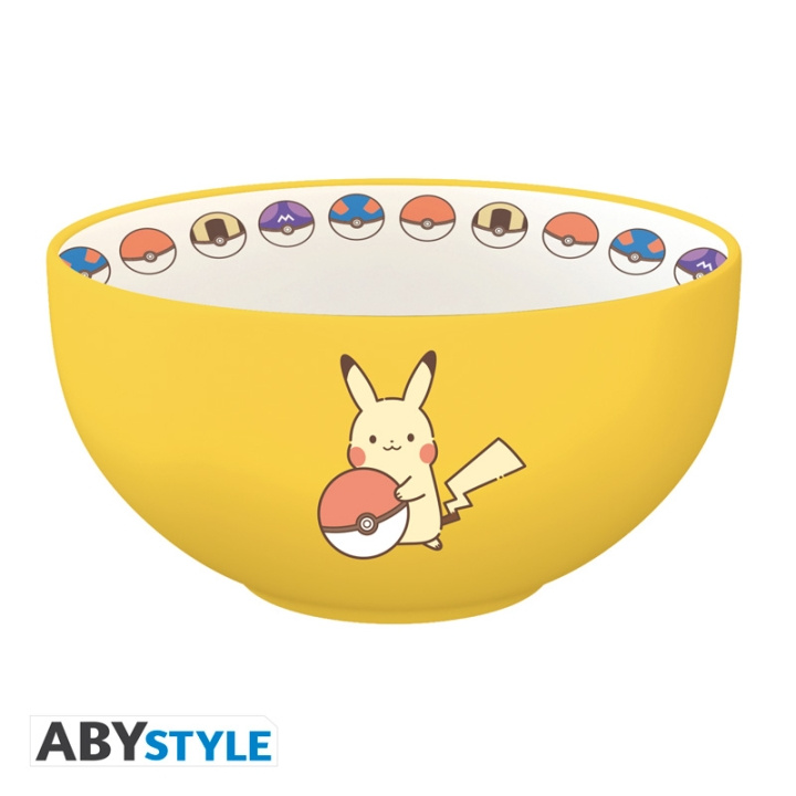 Abysse POKEMON Bowl Pikachu Electric Type - 600 ml in the group Sport, leisure & Hobby / Fun stuff / Collector\'s items at TP E-commerce Nordic AB (D21958)