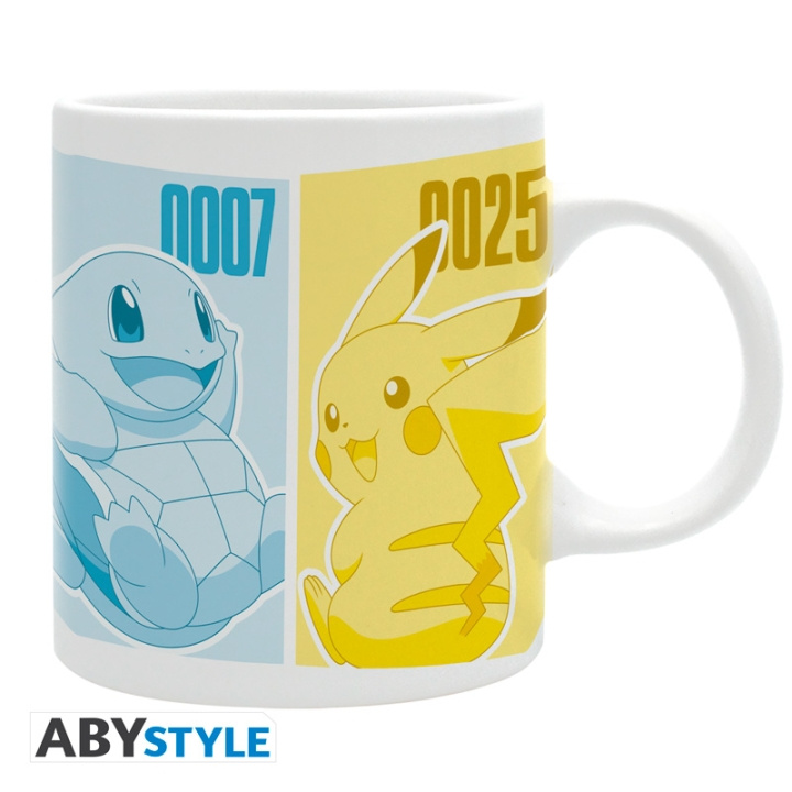 Abysse POKEMON Mug - Pikachu & Kanto Starters - 320 ml in the group Sport, leisure & Hobby / Fun stuff / Cups at TP E-commerce Nordic AB (D21961)