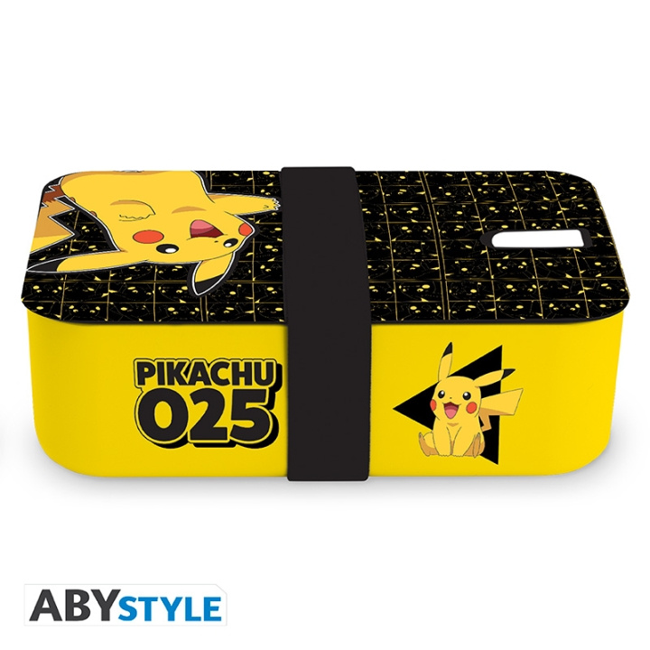 Abysse POKEMON Bento Box - Pikachu - 19 x 12.3 x 6.6 cm in the group Sport, leisure & Hobby / Fun stuff / Collector\'s items at TP E-commerce Nordic AB (D21963)