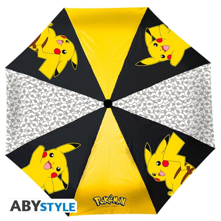 Abysse POKEMON Umbrella - Pikachu - Diameter: 96 cm in the group Sport, leisure & Hobby / Fun stuff / Collector\'s items at TP E-commerce Nordic AB (D21965)