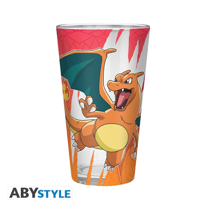 Abysse POKEMON Large Glass Premium - Charizard - 400ml in the group Sport, leisure & Hobby / Fun stuff / Collector\'s items at TP E-commerce Nordic AB (D21967)