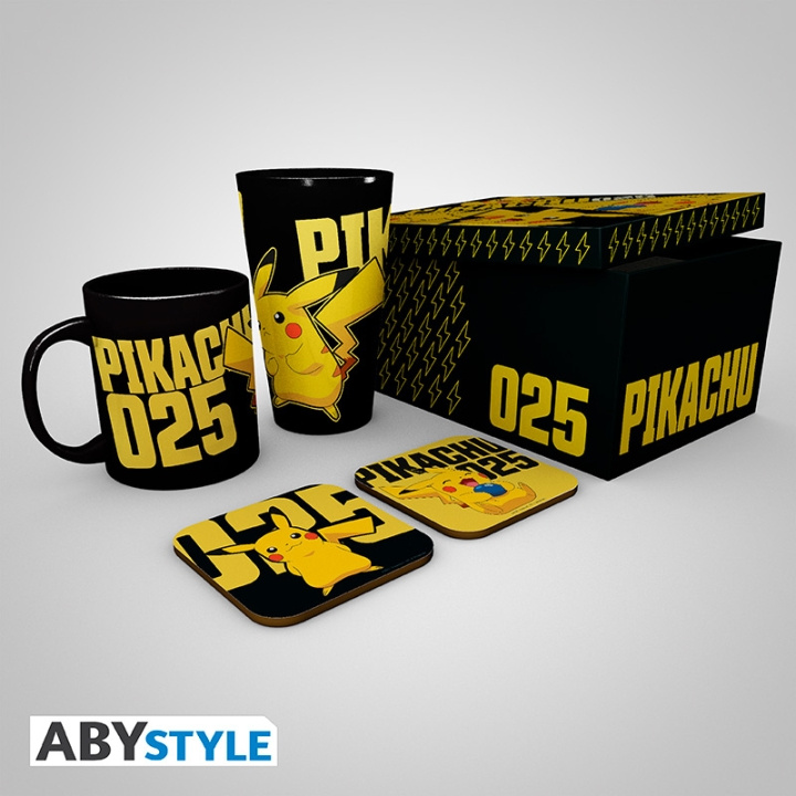 Abysse POKEMON Glass Set - Glow in the dark - XXL in the group Sport, leisure & Hobby / Fun stuff / Collector\'s items at TP E-commerce Nordic AB (D21971)