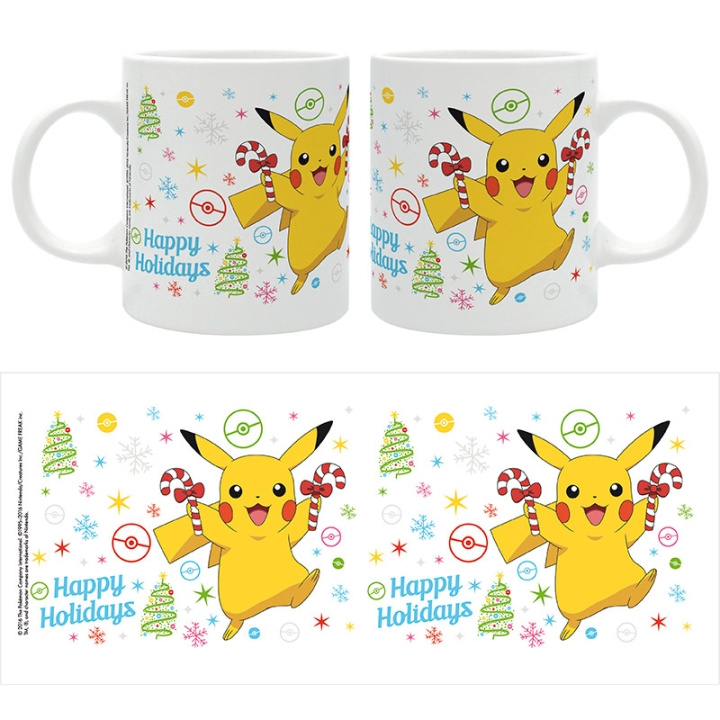 Abysse Pikachu Christmas Mug - 320ml in the group Sport, leisure & Hobby / Fun stuff / Cups at TP E-commerce Nordic AB (D21978)