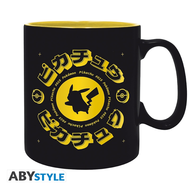 Abysse Pokemon Mug - Black - 460 ml in the group Sport, leisure & Hobby / Fun stuff / Cups at TP E-commerce Nordic AB (D21989)