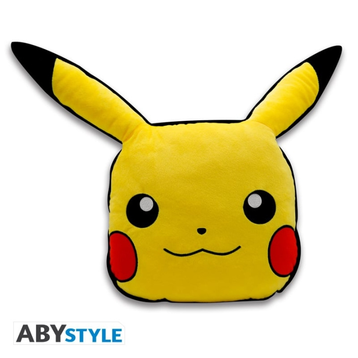 Abysse Pokemon Cushion - Pikachu - 30cm x 30cm x 8cm in the group HOME, HOUSEHOLD & GARDEN / Interior / Pillows at TP E-commerce Nordic AB (D21994)
