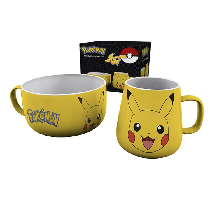 Abysse Pokemon Breakfast Set - Pikachu in the group Sport, leisure & Hobby / Fun stuff / Collector\'s items at TP E-commerce Nordic AB (D22000)