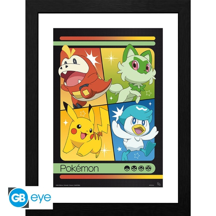 Abysse Scarlet & Violet Starters Framed Print - 30.5 x 40.6 cm in the group Sport, leisure & Hobby / Fun stuff / Collector\'s items at TP E-commerce Nordic AB (D22007)