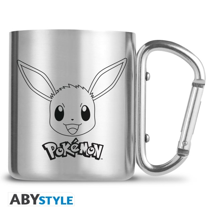 Abysse Pokemon Mug Carabiner - Eevee - 235ml in the group Sport, leisure & Hobby / Fun stuff / Cups at TP E-commerce Nordic AB (D22011)