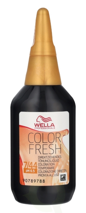 Wella Color Fresh - Acid 75 ml 7/44 in the group BEAUTY & HEALTH / Hair & Styling / Hair care / Hair Dye / Hair Dye & Color bombs at TP E-commerce Nordic AB (D22035)