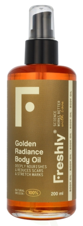 Freshly Cosmetics Golden Radiance Body Oil 200 ml in the group BEAUTY & HEALTH / Skin care / Body health / Body lotion at TP E-commerce Nordic AB (D22063)