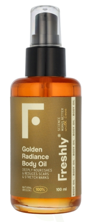 Freshly Cosmetics Golden Radiance Body Oil 100 ml in the group BEAUTY & HEALTH / Skin care / Body health / Body lotion at TP E-commerce Nordic AB (D22064)