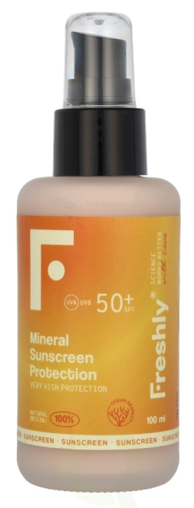 Freshly Cosmetics Healthy Mineral Sunscreen SPF50+ 100 ml in the group BEAUTY & HEALTH / Skin care / Tanning / Sunscreen at TP E-commerce Nordic AB (D22065)