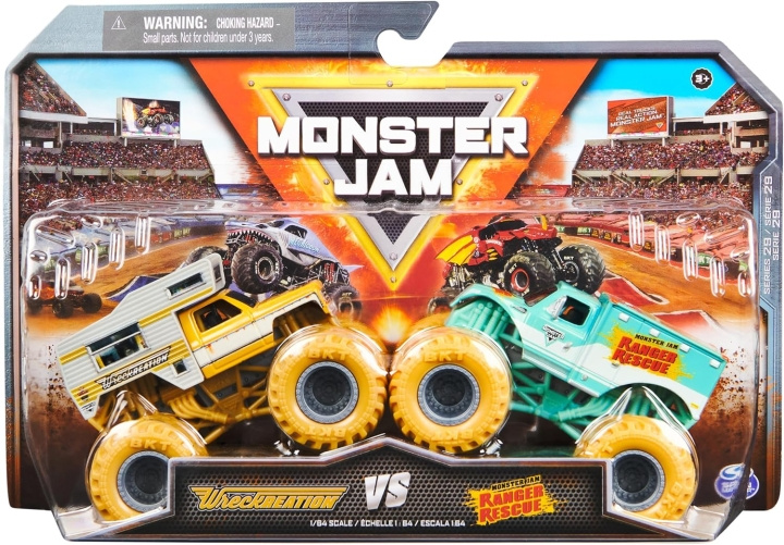 Monster Jam 1:64 Die Cast 2 pack - Wreckreation vs Ranger Rescue in the group TOYS, KIDS & BABY PRODUCTS / Toys / Toy cars at TP E-commerce Nordic AB (D22123)