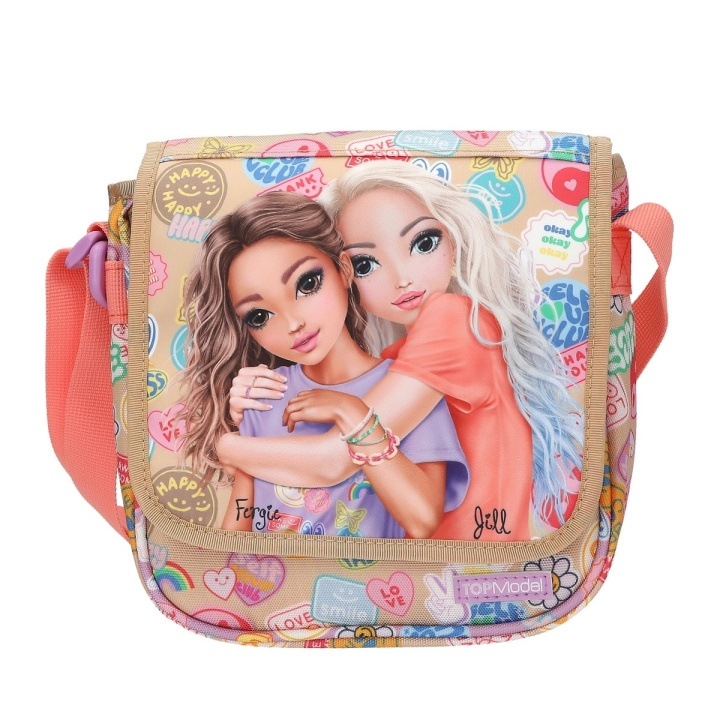 TOPModel TOPModel Shoulder Bag GIRL POWER - Beige and Coral - Small (413288) in the group TOYS, KIDS & BABY PRODUCTS / Travel / Bags for kids / Backpacks at TP E-commerce Nordic AB (D22145)