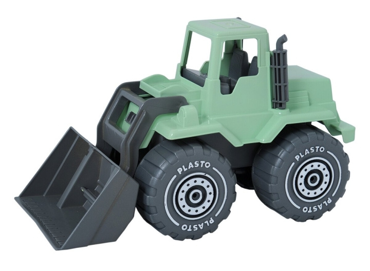 Plasto Frontloader 30 cm Bioplastic (1655000ECO) in the group TOYS, KIDS & BABY PRODUCTS / Toys / Toy cars at TP E-commerce Nordic AB (D22154)