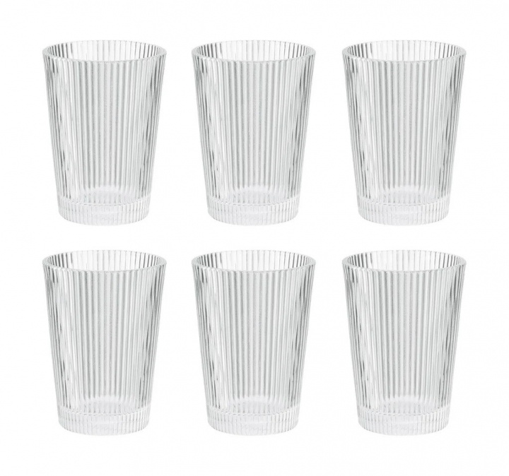 Stelton Pilastro Drinking Glass 24 cl (6 pcs) in the group HOME, HOUSEHOLD & GARDEN / Kitchen utensils / Wine & Drink accessories at TP E-commerce Nordic AB (D22165)