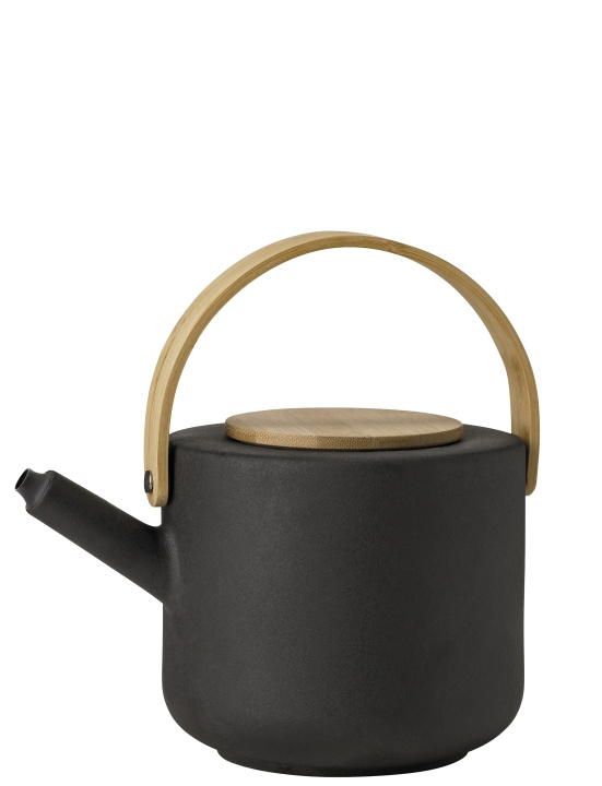 Stelton Theo Teapot 1.25 L (Black) in the group HOME, HOUSEHOLD & GARDEN / Kitchen utensils / Other kitchen tools at TP E-commerce Nordic AB (D22169)