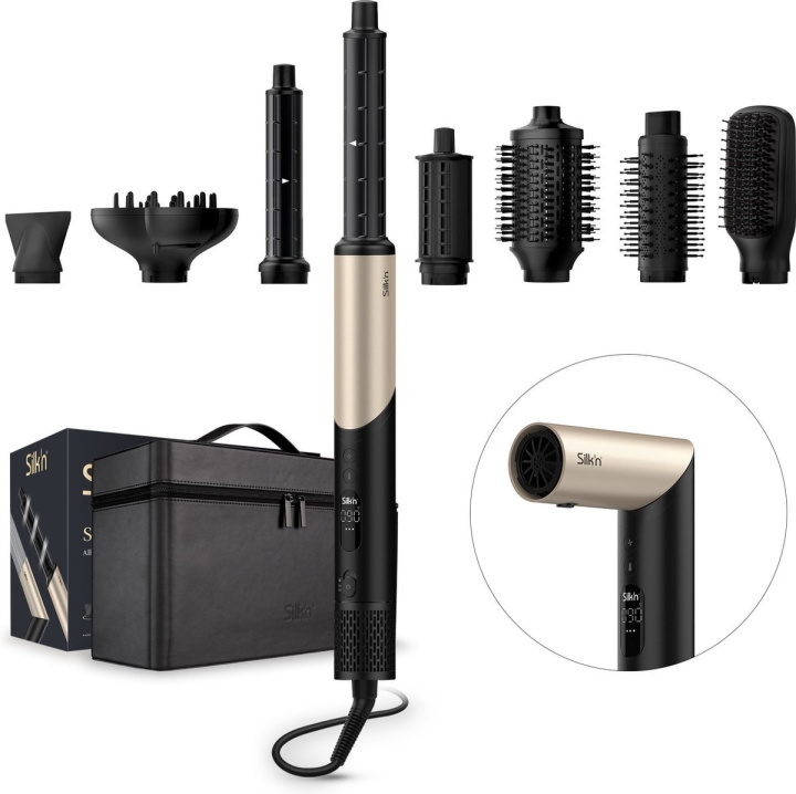 Silk\'n SilkyAir Flex 8-in-1 Hair Dryer & Styler in the group BEAUTY & HEALTH / Hair & Styling / Styling Tools / Hair dryer at TP E-commerce Nordic AB (D22175)