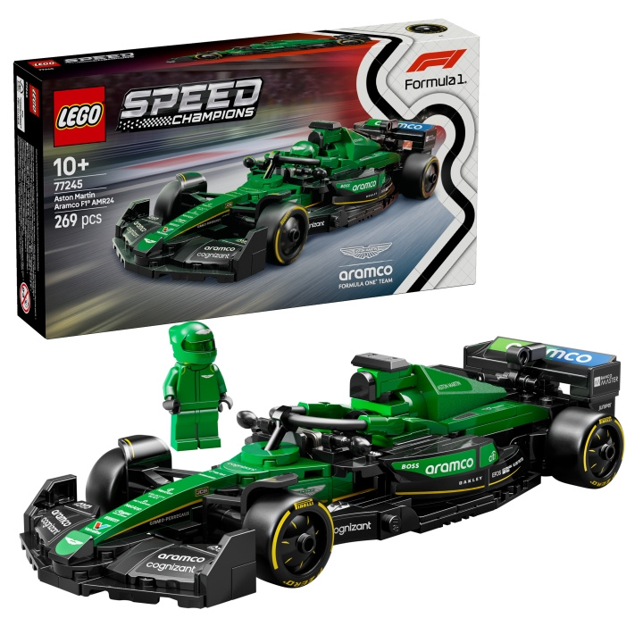 LEGO Speed Champions - Aston Martin Aramco F1® AMR24 Race Car (77245) in the group TOYS, KIDS & BABY PRODUCTS / Toys / Building toys / Lego at TP E-commerce Nordic AB (D22186)