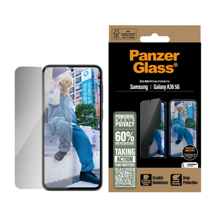Panzer Glass - Privacy Screen Protector Galaxy new A35 5G Ultra UWF in the group SMARTPHONE & TABLETS / Phone cases / Samsung at TP E-commerce Nordic AB (D22213)