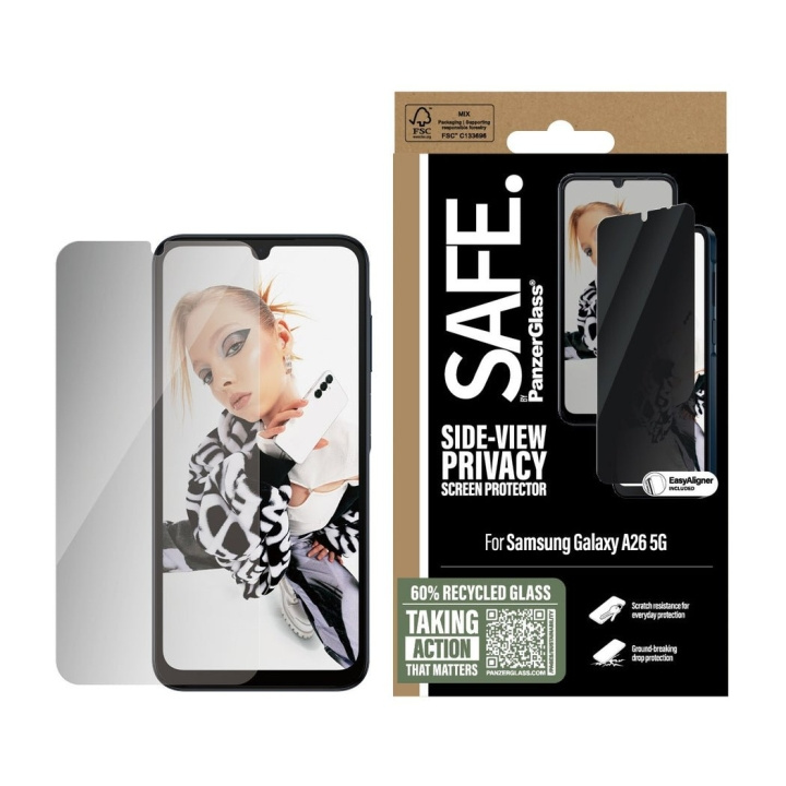 PanzerGlass - SAFE Privacy Screen Protector Galaxy new A26 5G UWF in the group SMARTPHONE & TABLETS / Phone cases / Samsung at TP E-commerce Nordic AB (D22217)