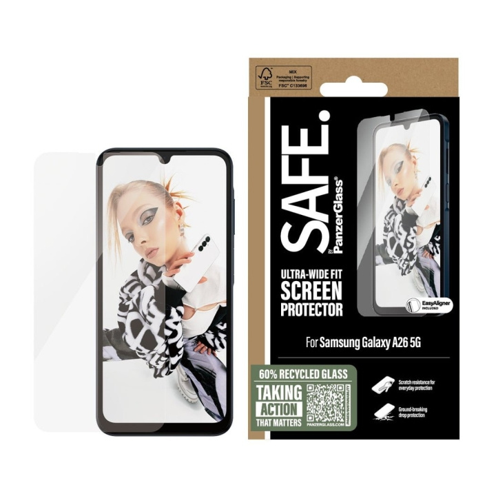 Panzer Glass - SAFE Screen Protector Galaxy new A26 5G UWF w. Aligner in the group SMARTPHONE & TABLETS / Phone cases / Samsung at TP E-commerce Nordic AB (D22219)