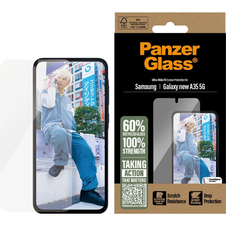 Panzer Glass - Screen Protector Galaxy new A35 5G Ultra UWF in the group SMARTPHONE & TABLETS / Phone cases / Samsung at TP E-commerce Nordic AB (D22223)