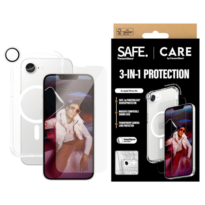 PanzerGlass CARE by PanzerGlass - Fashion 3-in-1 Bundle - iPhone 16e in the group SMARTPHONE & TABLETS / Phone cases / Apple / iPhone 16 at TP E-commerce Nordic AB (D22235)