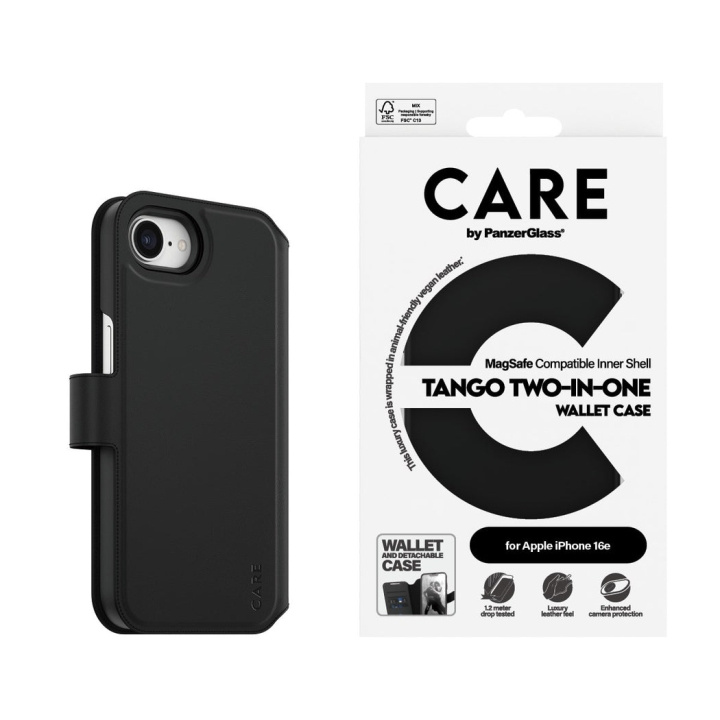 PanzerGlass CARE by PanzerGlass - Case - Two-in-One Wallet - iPhone 16e in the group SMARTPHONE & TABLETS / Phone cases / Apple / iPhone 16 at TP E-commerce Nordic AB (D22236)