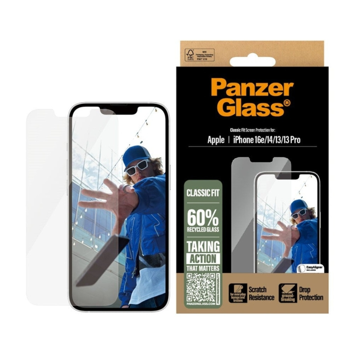 PanzerGlass Screen Protection - iPhone 16e - Classic Fit in the group SMARTPHONE & TABLETS / Phone cases / Apple / iPhone 16 at TP E-commerce Nordic AB (D22240)
