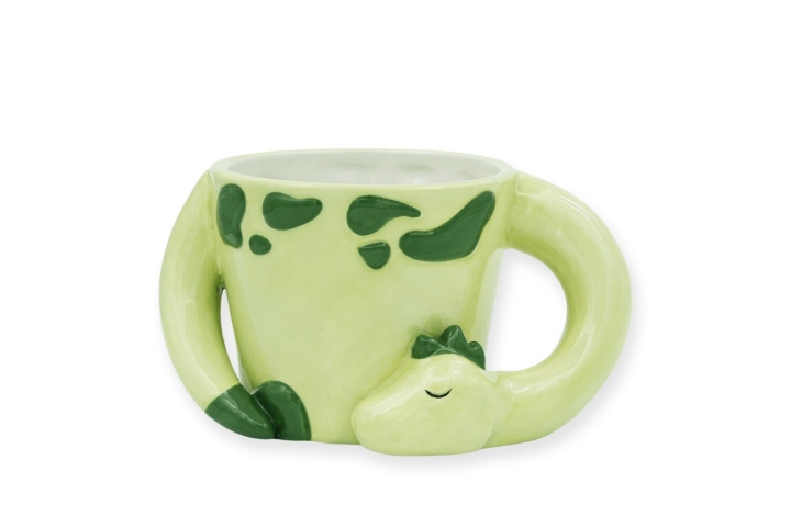 Winkee Sleeping Dino Mug - Light Green in the group Sport, leisure & Hobby / Fun stuff / Cups at TP E-commerce Nordic AB (D22246)