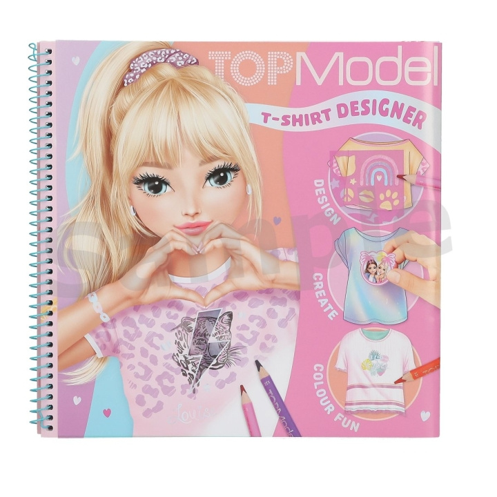TOPModel TOPModel T-Shirt Designer Colouring Book (413585) in the group TOYS, KIDS & BABY PRODUCTS / Toys / Crafts at TP E-commerce Nordic AB (D22264)