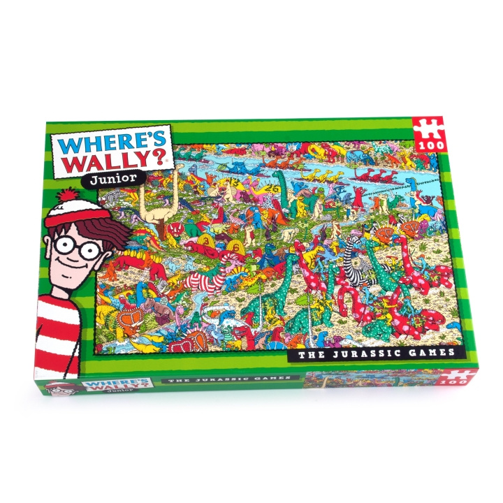 University Games Where\'s Wally - Jurassic 100pc (710-5965) in the group TOYS, KIDS & BABY PRODUCTS / Toys / Kids puzzle at TP E-commerce Nordic AB (D22320)