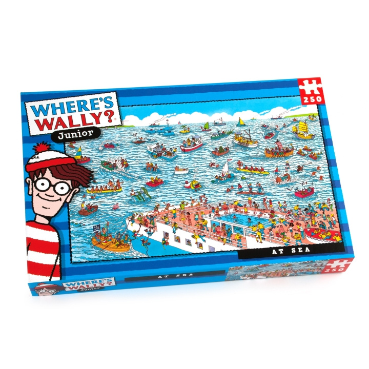 University Games Where\'s Wally - At Sea 250pc (710-5985) in the group TOYS, KIDS & BABY PRODUCTS / Toys / Kids puzzle at TP E-commerce Nordic AB (D22323)