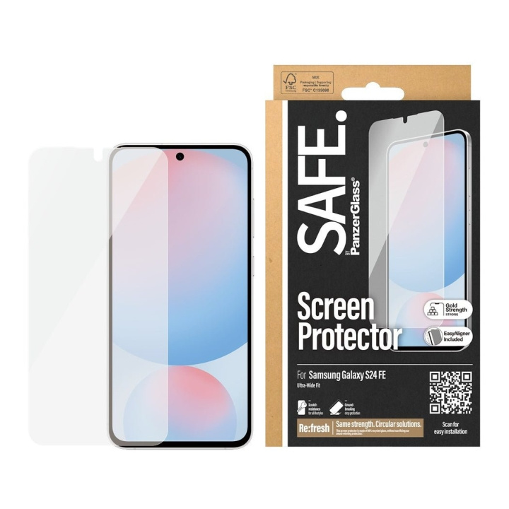 PanzerGlass SAFE by PanzerGlass - Screen Protector - Samsung Galaxy S24 FE in the group SMARTPHONE & TABLETS / Phone cases / Samsung at TP E-commerce Nordic AB (D22335)