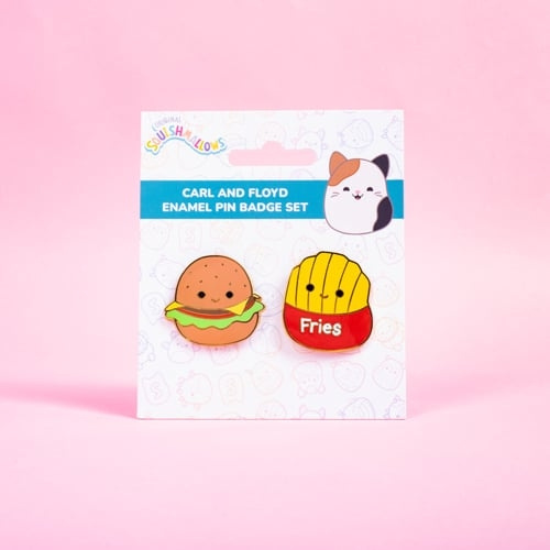 Squishmallows Pin Badges Carl & Floyd - 1.5 inches in the group Sport, leisure & Hobby / Fun stuff / Collector\'s items at TP E-commerce Nordic AB (D22351)