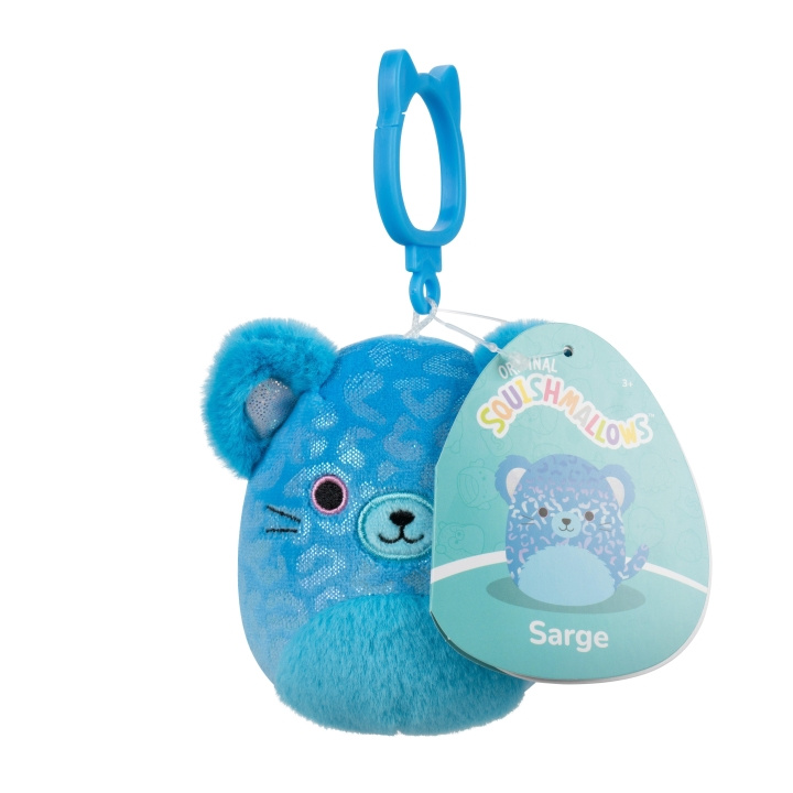Squishmallows 9 cm - Clip On - Sarge Jaguar in the group TOYS, KIDS & BABY PRODUCTS / Baby toys / stuffed animals at TP E-commerce Nordic AB (D22396)