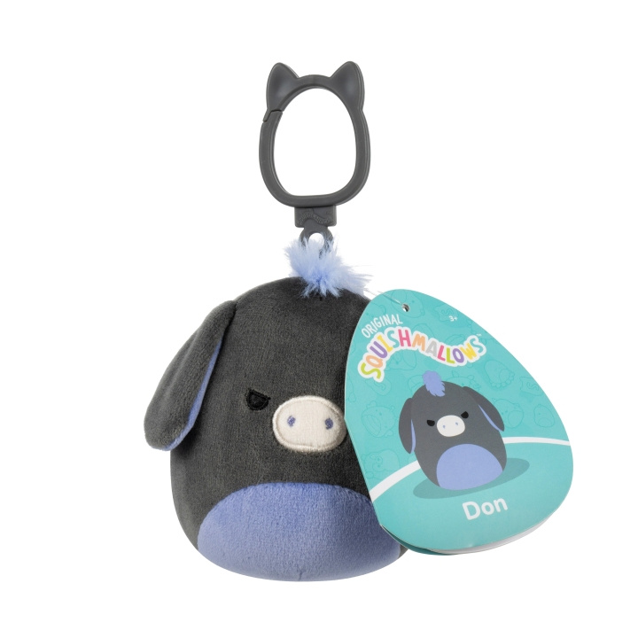 Squishmallows 9 cm - Clip On - Don Donkey in the group TOYS, KIDS & BABY PRODUCTS / Baby toys / stuffed animals at TP E-commerce Nordic AB (D22398)