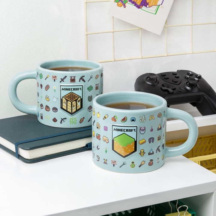 Paladone Minecraft Embossed Mug in the group Sport, leisure & Hobby / Fun stuff / Cups at TP E-commerce Nordic AB (D22408)