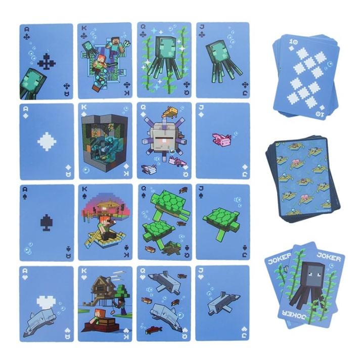Paladone Minecraft Waterproof Playing Cards in the group TOYS, KIDS & BABY PRODUCTS / Games / Card games at TP E-commerce Nordic AB (D22409)