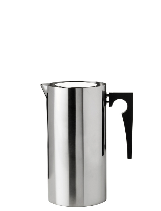 Stelton Arne Jacobsen Cylinda French Press 1 L (Steel) in the group HOME, HOUSEHOLD & GARDEN / Household appliances / Coffee makers and accessories / Drip coffee makers at TP E-commerce Nordic AB (D22504)